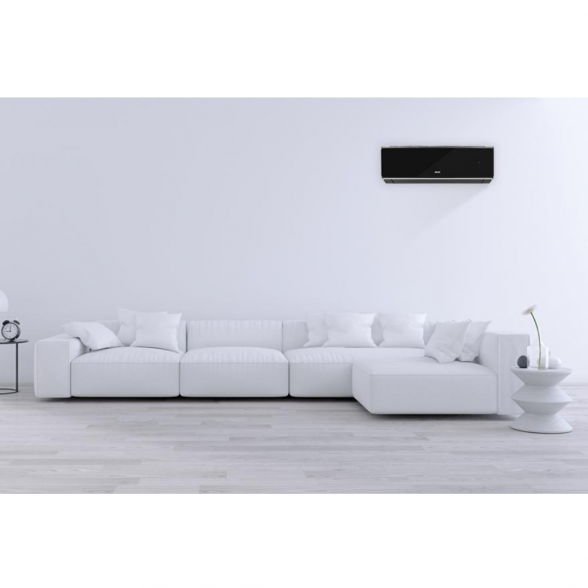 Sieninis oro kondicionierius AUX Halo Deluxe - 7,3kW/ 7,3kW (juoda spalva) 5