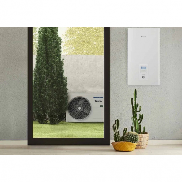 Šilumos siurblys oras vanduo PANASONIC AQUERA BI-BLOC - 5,0kW (1F, R32) 4